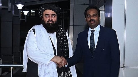 Afghan Foreign Minister, Mawlawi Amir Khan Muttaqi arrives in New Delhi 