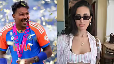 Hardik Pandya and Mahieka Sharma 