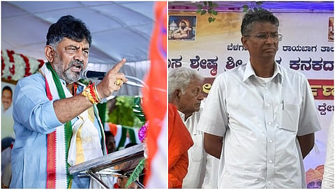D K Shivakumar and Sathish Jarakiholi 