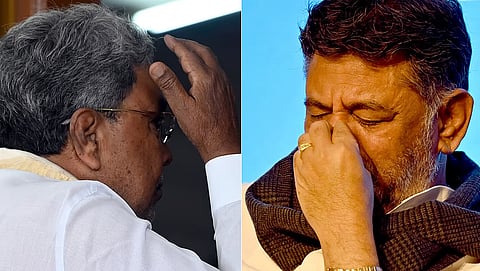 CM Siddaramaiah, DCM DK Shivakumar Casual Images