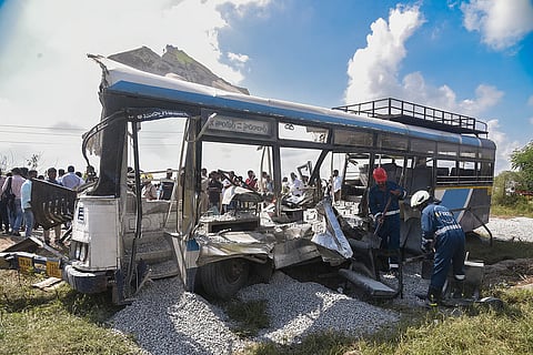 'Who will bring back my children': Three sisters among 24 killed in Telangana bus accident