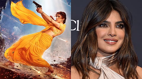 A still from the film (L) and Priyanka Chopra (R)