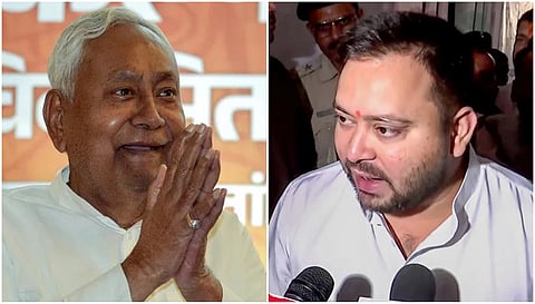 Nitish Kumar, Tejasvi Yadav 