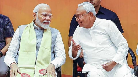 ಬಿಹಾರದಲ್ಲಿ ಹೊಸ ಸರ್ಕಾರ ರಚನೆಗೆ ಕ್ಷಣಗಣನೆ; ಎನ್‌ಡಿಎ ಶಾಸಕಾಂಗ ನಾಯಕನನ್ನಾಗಿ ನಿತೀಶ್ ಆಯ್ಕೆಗೆ ಸಭೆ!