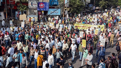 West Bengal BLOs camp overnight in CEO office over workload