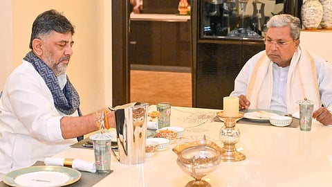 Breakfast meeting at DCM D K Shivakumar residence in Bengaluru 