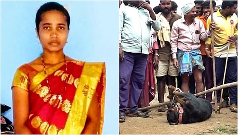 ದಾವಣಗೆರೆ: ಗೃಹಿಣಿ ಮೇಲೆ ರಾಟ್ ವೀಲರ್‌ ಶ್ವಾನಗಳ ಭಯಾನಕ ದಾಳಿ; ಮೂವರು ಮಕ್ಕಳು ಅನಾಥ!