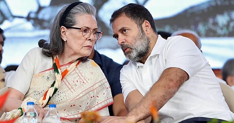Sonia Gandhi and Rahul Gandhi 