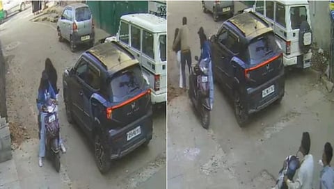 21-year-old woman was allegedly assaulted and harassed in broad daylight by a man