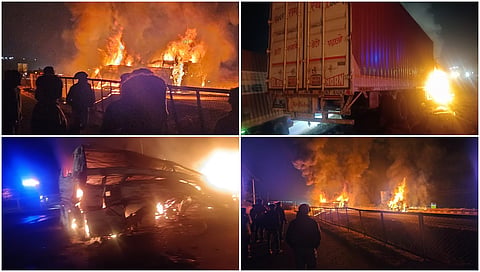 Bus accident photos