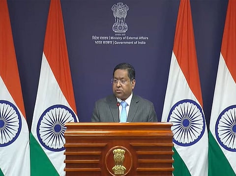 Ministry of External Affairs spokesperson Randhir Jaiswal 