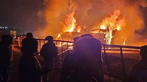 BUS fire