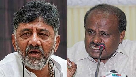 D K Shivakumar and H D Kumaraswamy