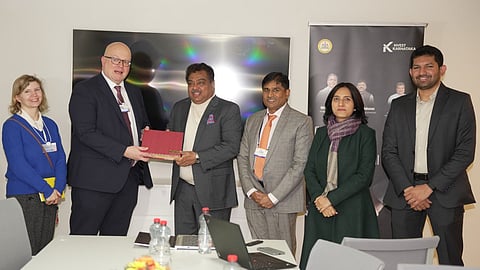 During meetings with senior Nokia officials 