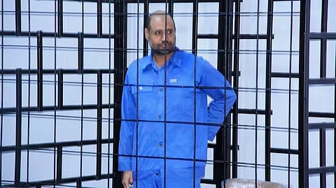 Muammar Gaddafi's son Saif al-Islam Gaddafi 