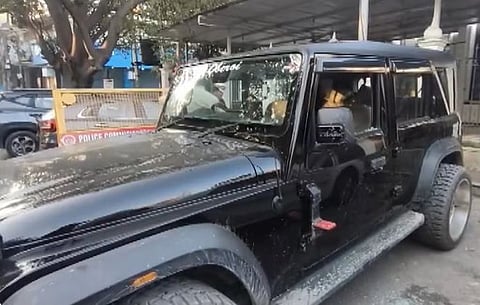 Jeep where AAP leader killed 