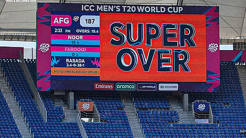 Afghanistan got Bad super Over history
