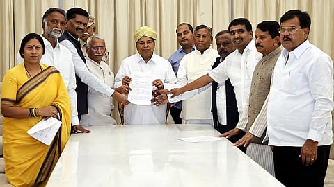 Delegation met Guv 