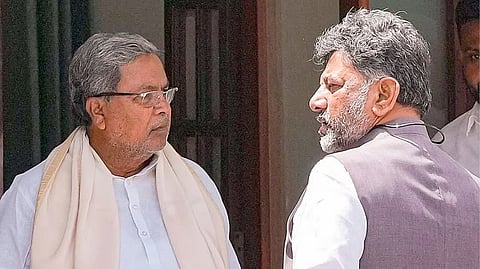 Siddaramaiah and D K Shivakumar 