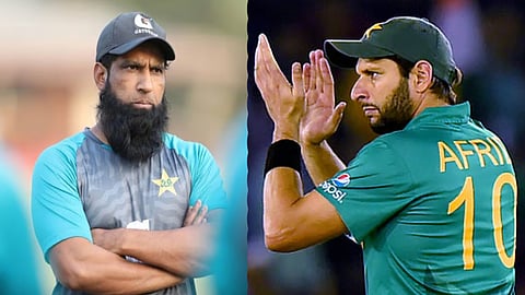 Mohammad Yousuf And Shahid Afridi 