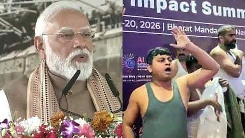 PM Narendra Modi- Congress protest
