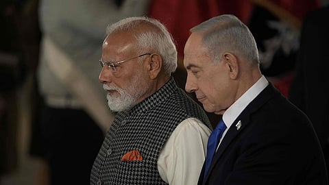 narendra Modi-  Benjamin Netanyahu