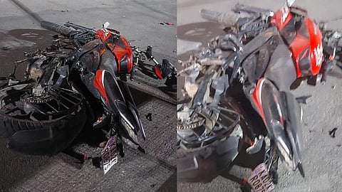Accident bike 