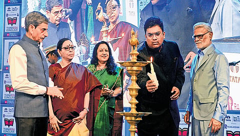 Tamil Nadu Governor R N Ravi, Editor Santwana Bhattacharya, CEO Lakshmi Menon, Editorial Director Prabhu Chawla