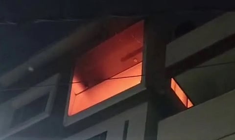 Fire at house 