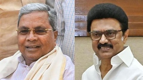 CM Siddaramaiah and CM MK Stalin