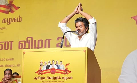 TVK chief Thalapathy Vijay 