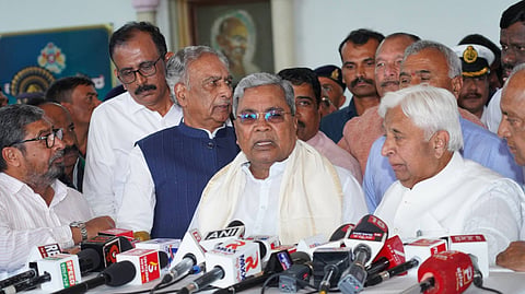 CM Siddaramaiah speaks with media