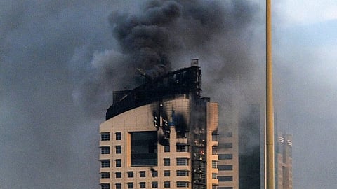 Kuwait residential building struck by 'enemy drone'
