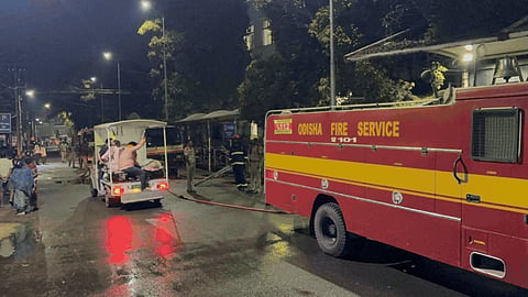 At least 10 killed as fire breaks out at SCB Medical College, Odisha.