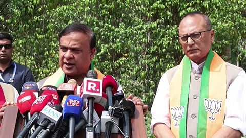 Pradyut Bordoloi with cm sharma