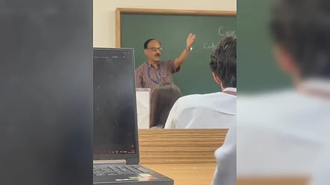 PES university professior