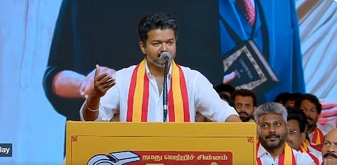 TVK chief Vijay 