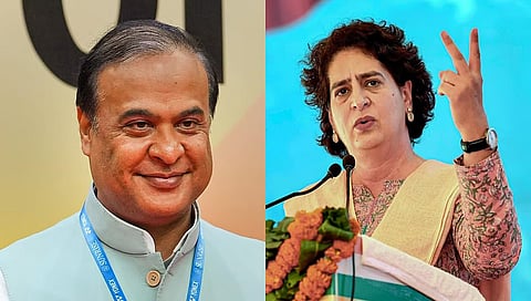 ಹಿಮಂತ್ ಬಿಸ್ವಾ ಶರ್ಮಾ ಮತ್ತು ಪ್ರಿಯಾಂಕಾ ಗಾಂಧಿ