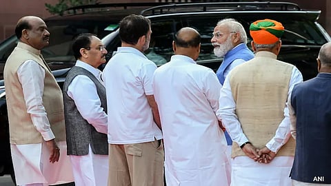 Prime Minister asked Gandhi about the health of his mother, Sonia Gandhi.