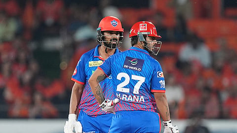 KL Rahul and Nitish Rana