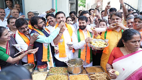 From 'Churumuri' to 'Jhalmuri': BJP Karnataka celebrates West Bengal victory