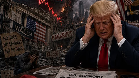 collapsing US Economy (file photo)