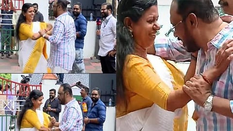 ಕೇರಳ ಕಾಂಗ್ರೆಸ್ ಶಾಸಕಿಯನ್ನು ತಬ್ಬಿಕೊಳ್ಳಲು ಯತ್ನಿಸಿದ ಶಾಸಕ 
