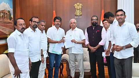 KVN Venkat with Vijay