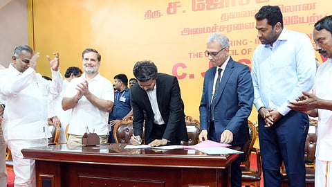 Vijay's Cabinet no leader from Rahul Gandhis Congress
