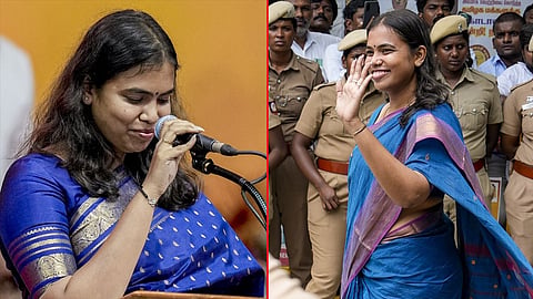 S Keerthana youngest MLA in TVK Vijay's cabinet