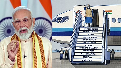 Congress to PM Modi on foreign travel