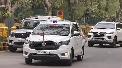 Union Home Minister Amit Shah curtailed the number of vehicles in his convoy