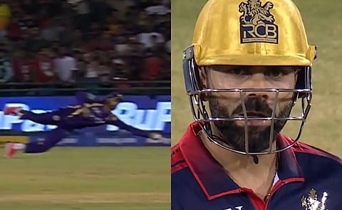 Virat Kohli was left stunned by Manish Pandey's catch