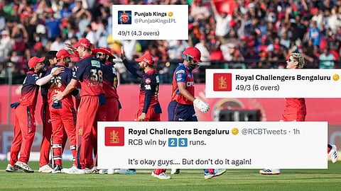 RCB Hilariously Troll PBKS After 23-Run Win In Dharamsala
